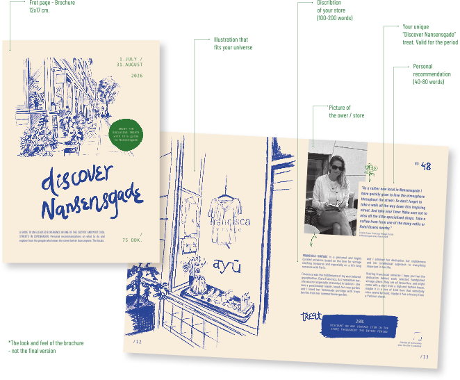 Guide brochure spread